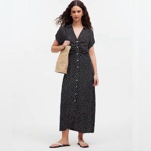 Madewell floral midi dress